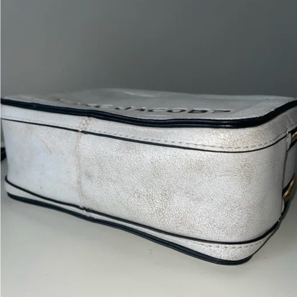 Marc Jacob Lunch Box Distressed white Cross Body Bag - Picture 6 of 10